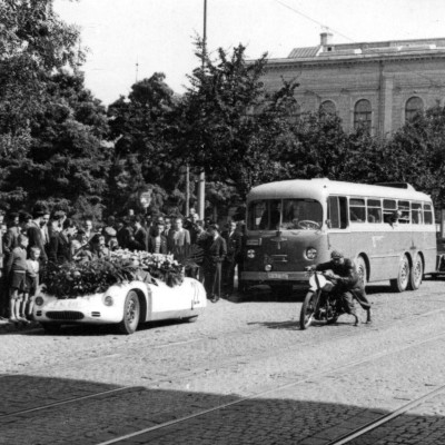 Pohřebn&iacute; průvod, Brno 1951