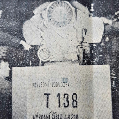 Posledn&iacute; podvozek Tatry 138