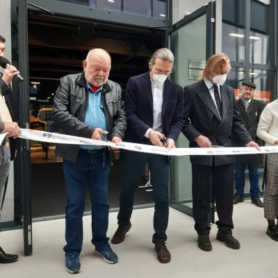 Slavnostn&iacute; otev&iacute;r&aacute;n&iacute; Muzea n&aacute;kladn&iacute;ch automobilů Tatra - Karel Loprais, Zdeněk Orlita, Jiř&iacute; Hlach ml.