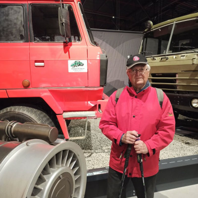 Anton&iacute;n Vurst v Muzeu n&aacute;kladn&iacute;ch automobilů Tatra (2023)