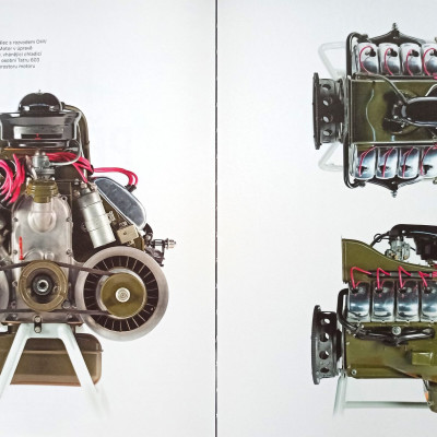 Jeden z expon&aacute;tů v MNAT - motor pro pohon T 805